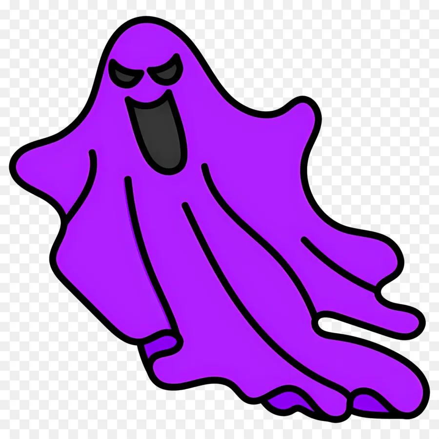 Fantasma Do Dia Das Bruxas，Fantasma Roxo PNG