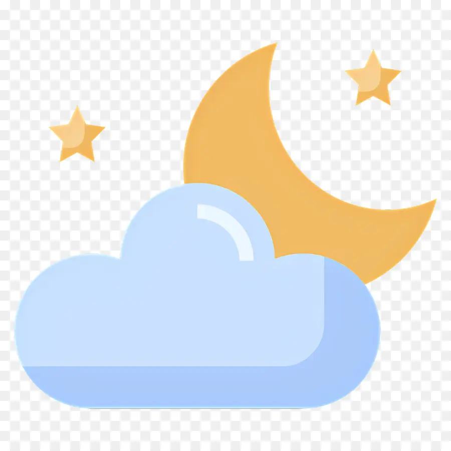 Nuvens Da Lua，Nuvem E Lua PNG