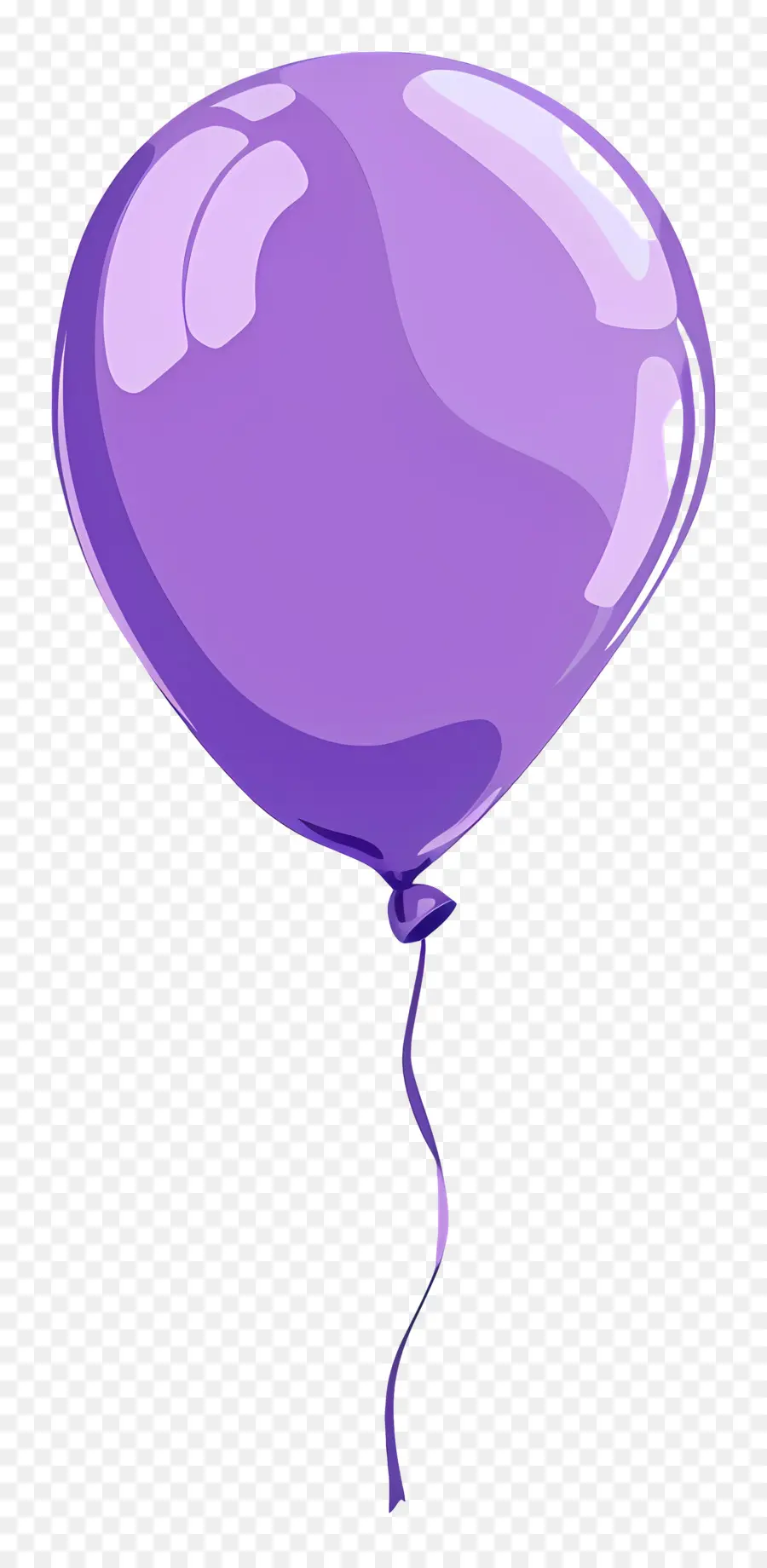 Balão Único，Balão Roxo PNG