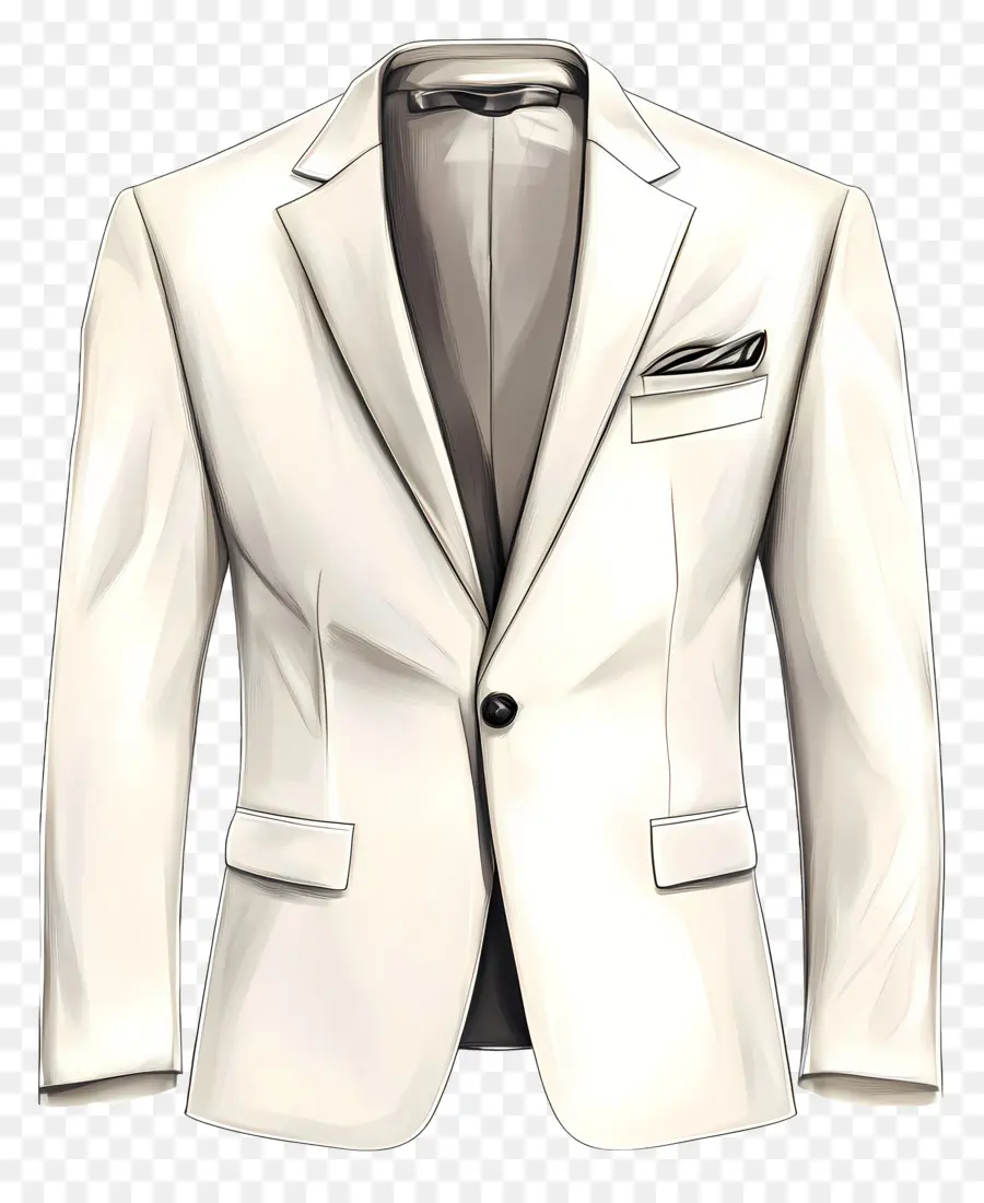 Blazer，Paletó Branco PNG