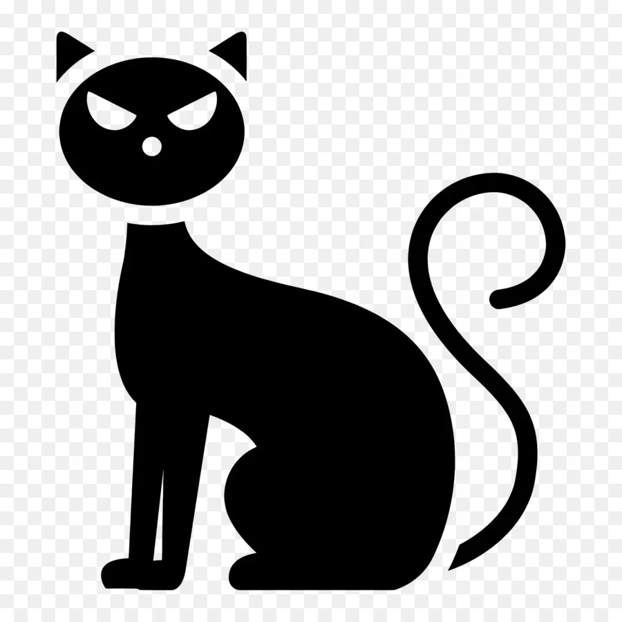 Gato Do Dia Das Bruxas，Gato Preto PNG