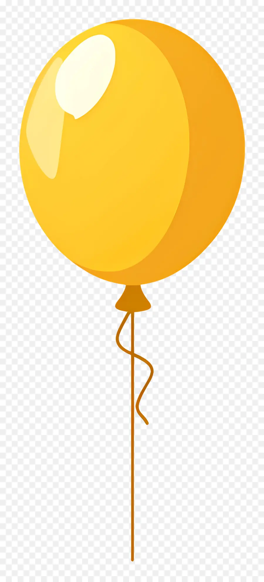 Balão Único，Balão Amarelo PNG