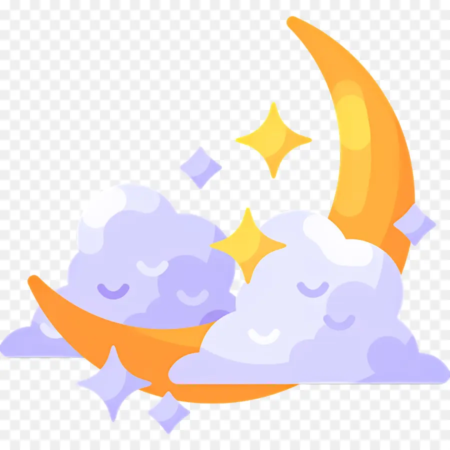 Nuvens Da Lua，Lua E Nuvens PNG