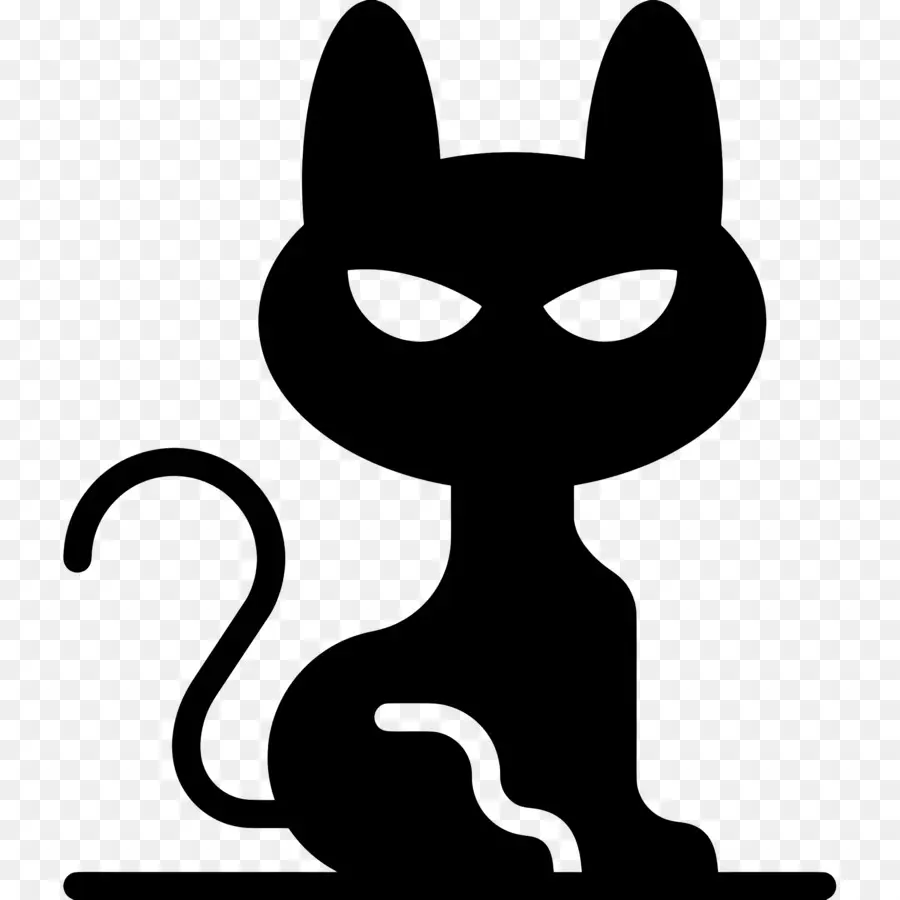 Gato Do Dia Das Bruxas，Gato Preto PNG