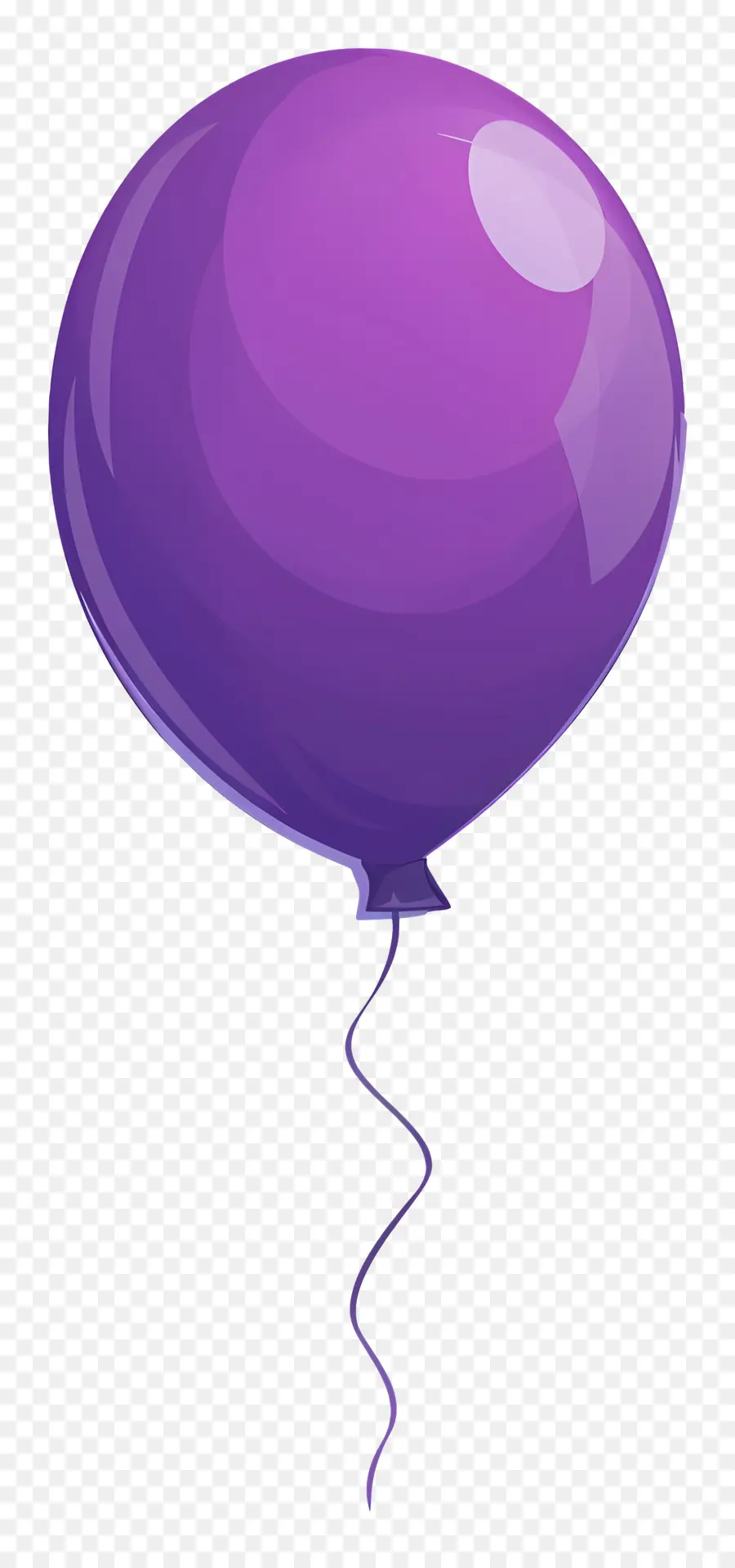 Balão Único，Balão Roxo PNG