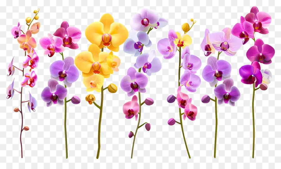 Flor De Orquídea，Flores De Orquídea PNG