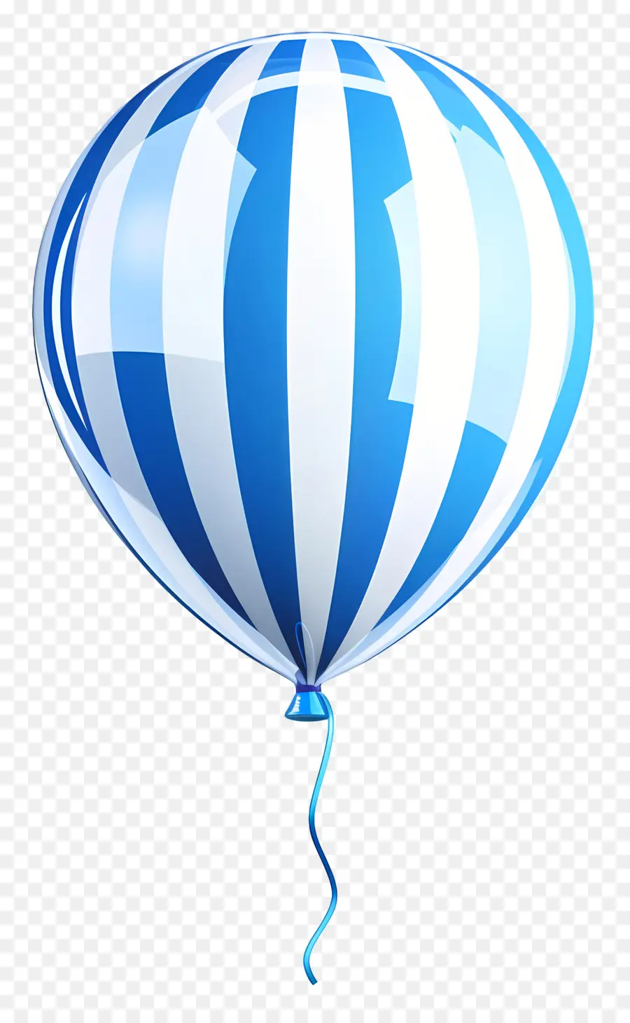 Balão Único，Balão Azul PNG