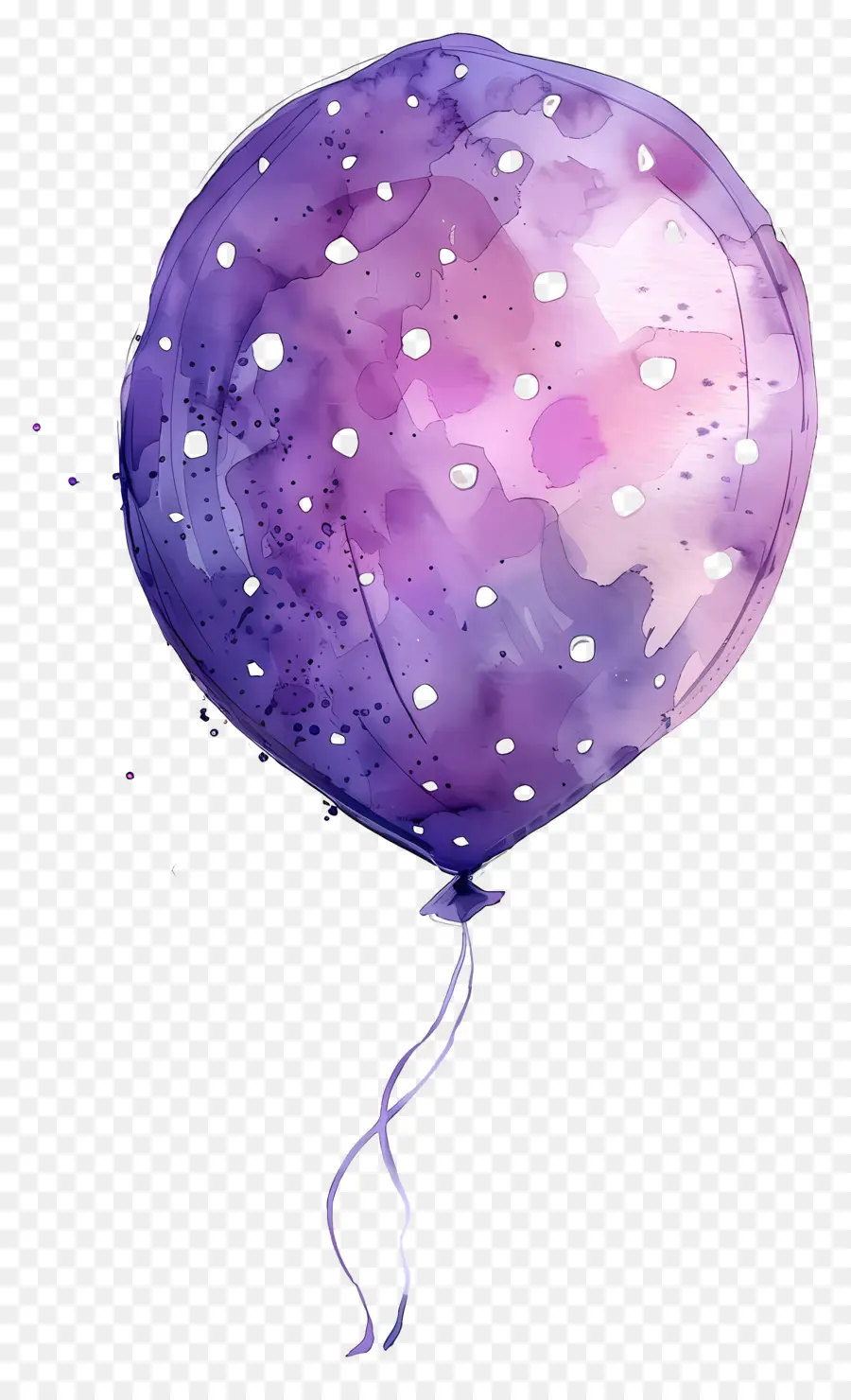 Balão Único，Balão Roxo PNG