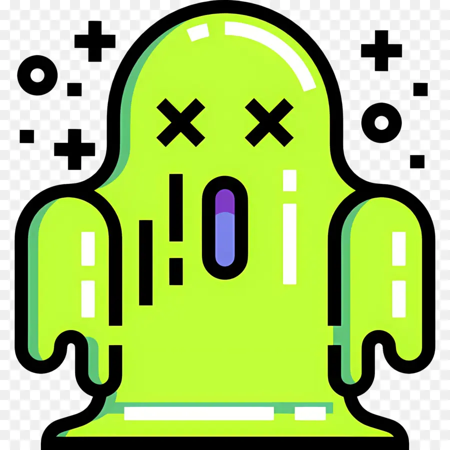 Fantasma Do Dia Das Bruxas，Fantasma Verde PNG