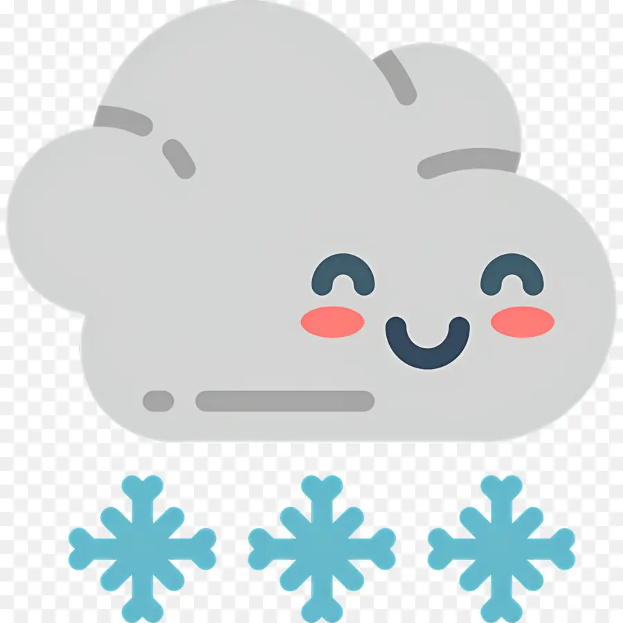 Tempo Nevado，Nuvem Nevada PNG