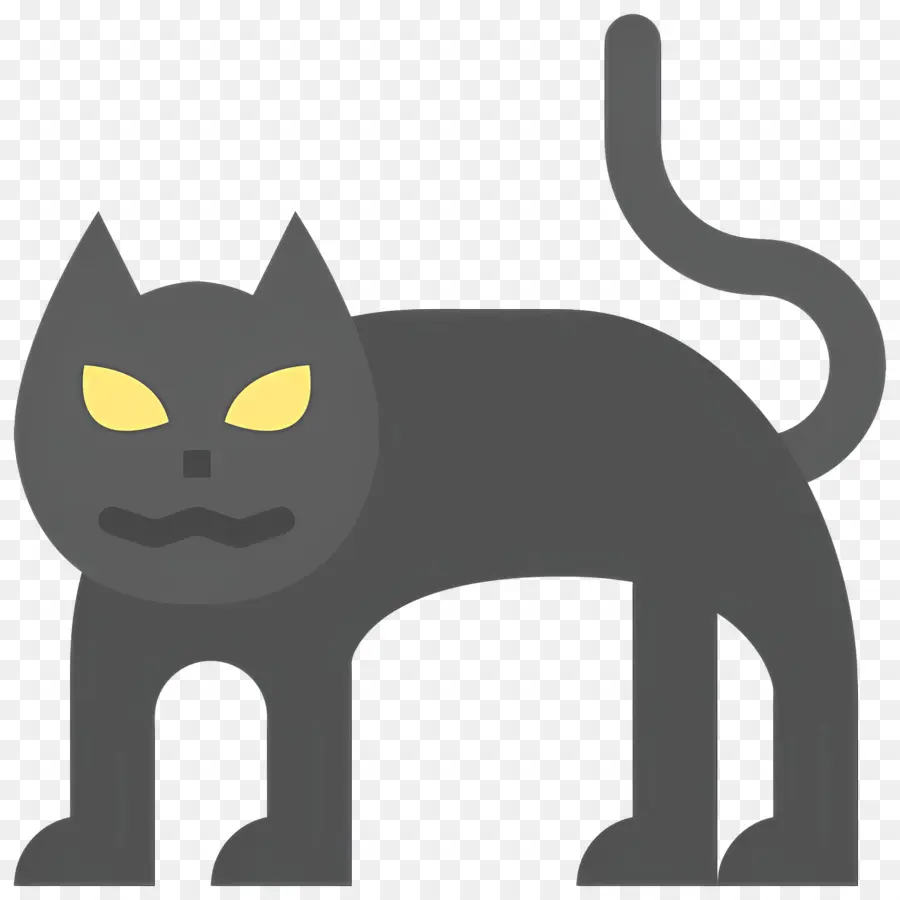 Gato Do Dia Das Bruxas，Gato Preto PNG