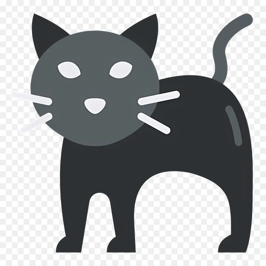 Gato Do Dia Das Bruxas，Gato Preto PNG