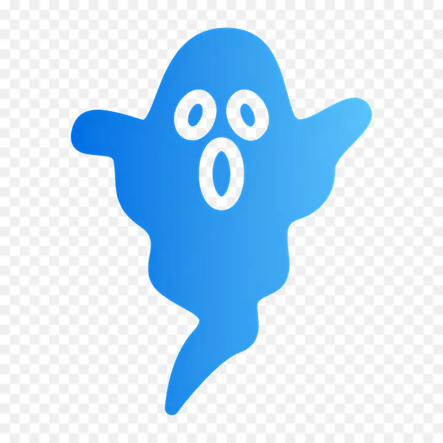 Fantasma Do Dia Das Bruxas，Fantasma Azul PNG