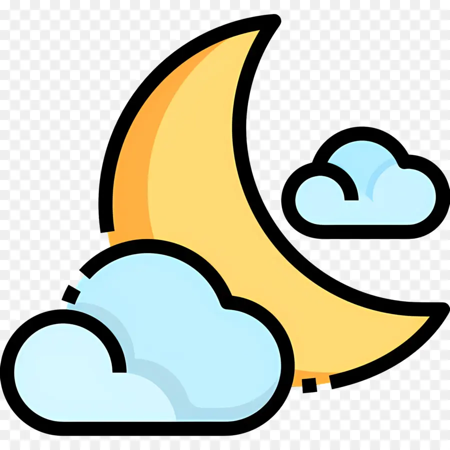 Nuvens Da Lua，Lua E Nuvens PNG