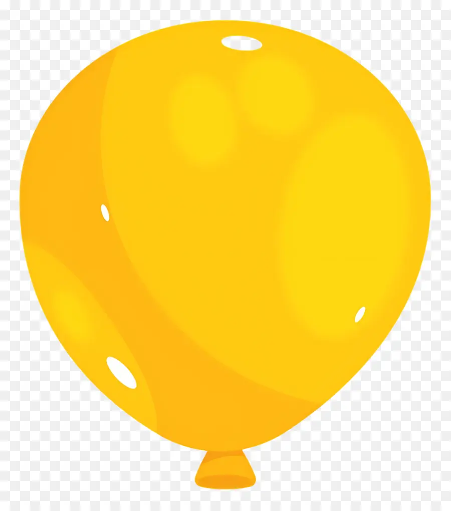 Balão Único，Balão Amarelo PNG