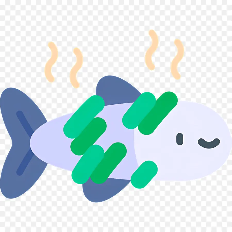 Vapor De Comida，Peixe Fumegante PNG