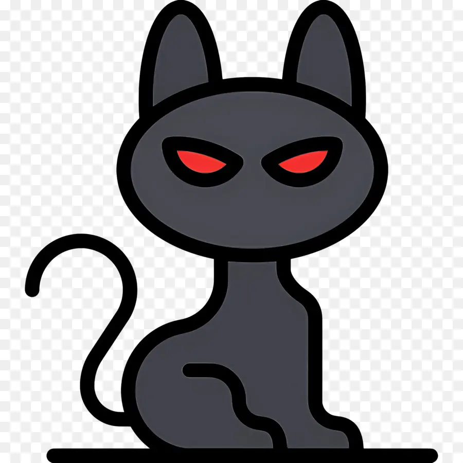 Gato Do Dia Das Bruxas，Gato Preto PNG