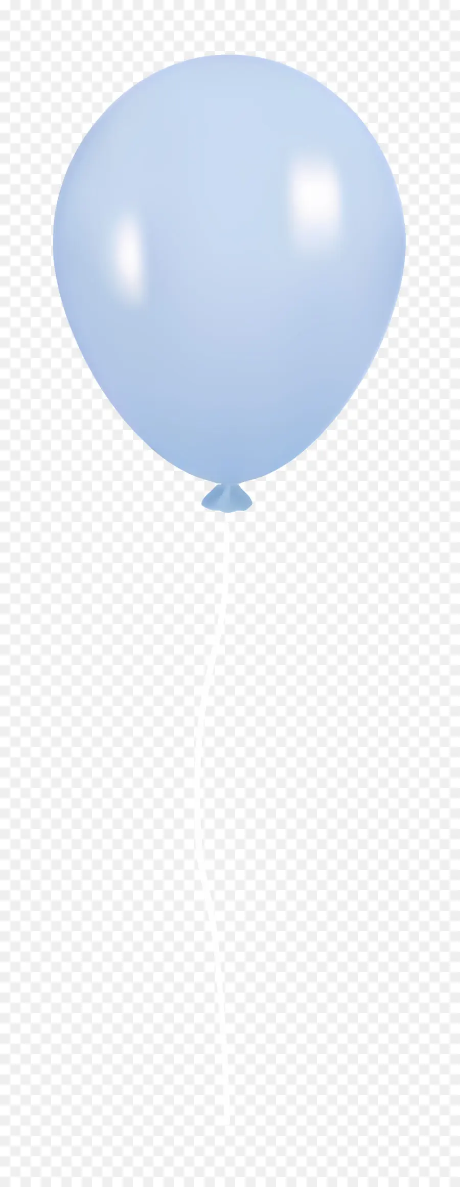 Balão Único，Balão Azul PNG