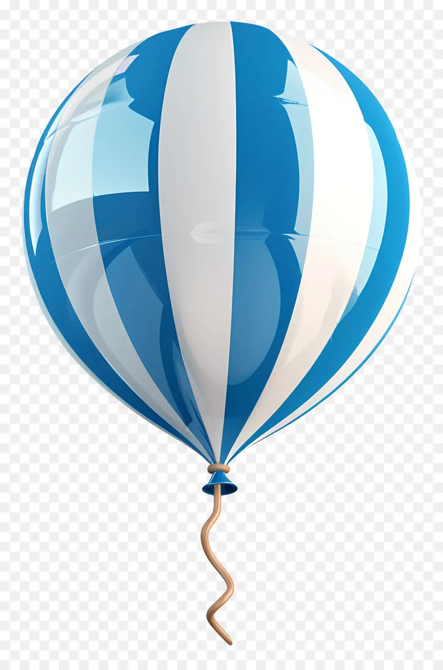 Balão Único，Balão Azul PNG