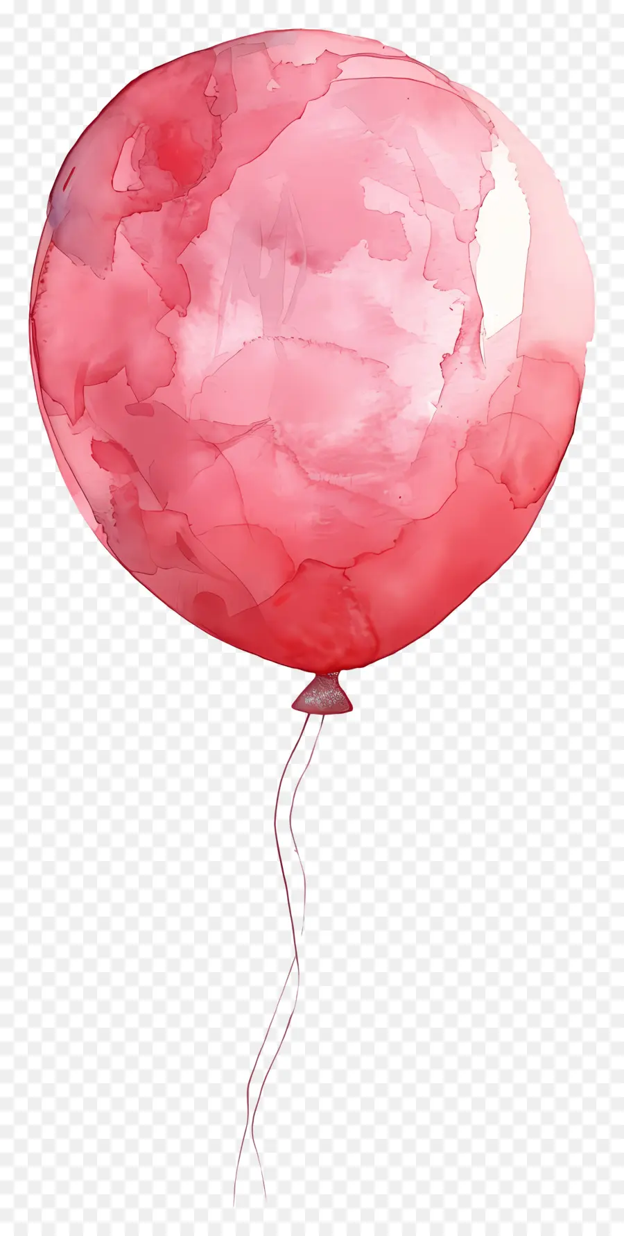 Balão Único，Balão Vermelho PNG