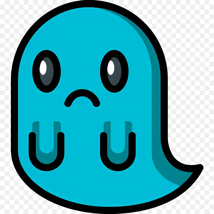 Fantasma Do Dia Das Bruxas，Fantasma Azul PNG