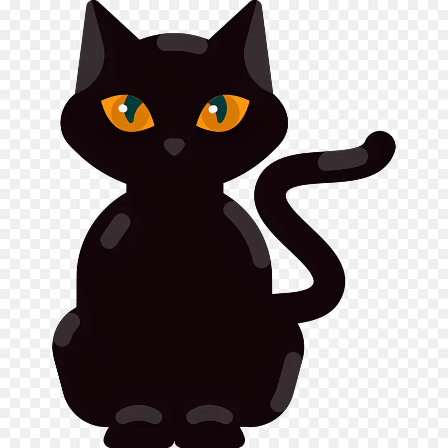 Gato Do Dia Das Bruxas，Gato Preto PNG