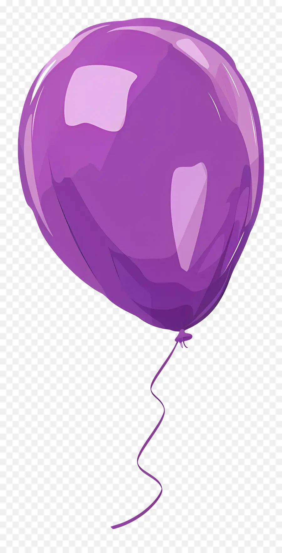 Balão Único，Balão Roxo PNG