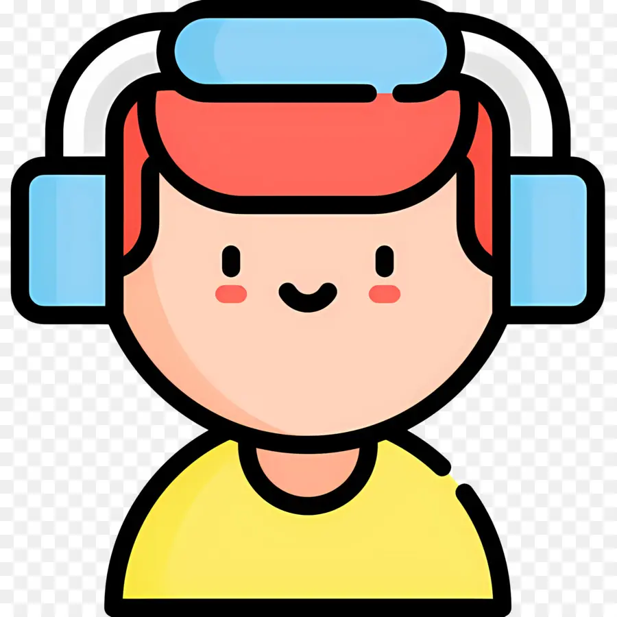 Ouvindo Música，Pessoa Com Fones De Ouvido PNG