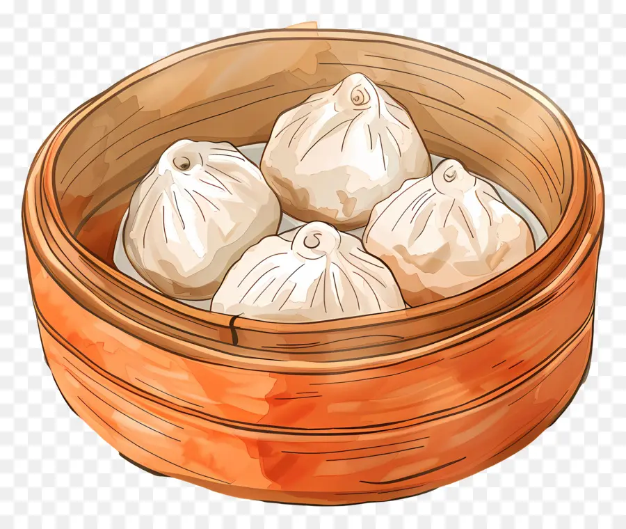 Comida Chinesa，Bolinhos Cozidos No Vapor PNG