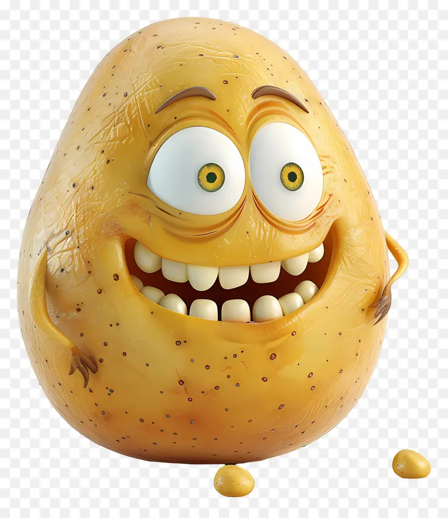 Batata De Desenho Animado，Sorrindo PNG