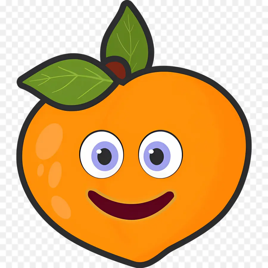 Emoji Pêssego，Pêssego Laranja PNG