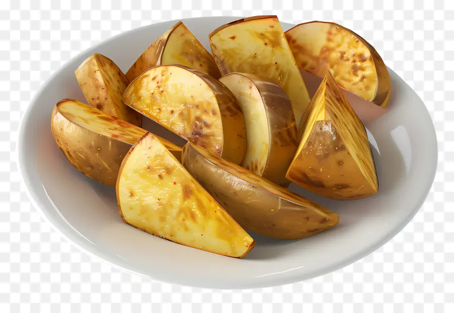 Fatias De Batata，Lanche PNG