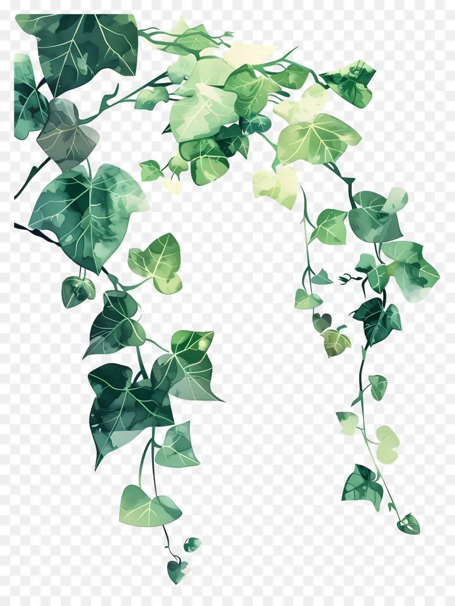 Planta Trepadeira，Hera Verde PNG