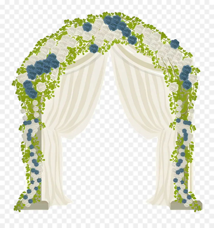 Arco De Flores，Arco De Casamento PNG