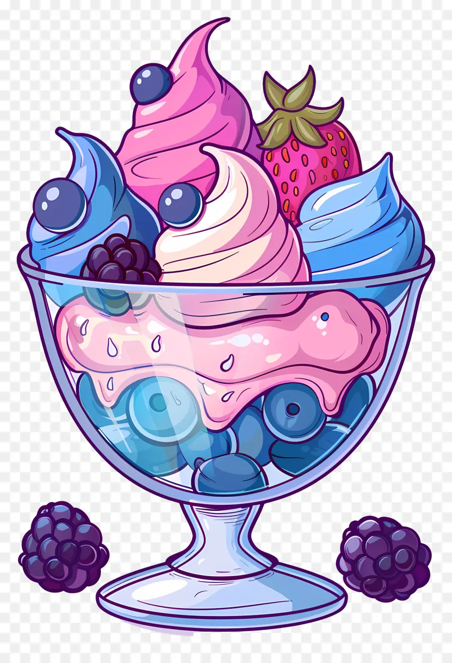 Sundae De Sorvete，Sorvete PNG