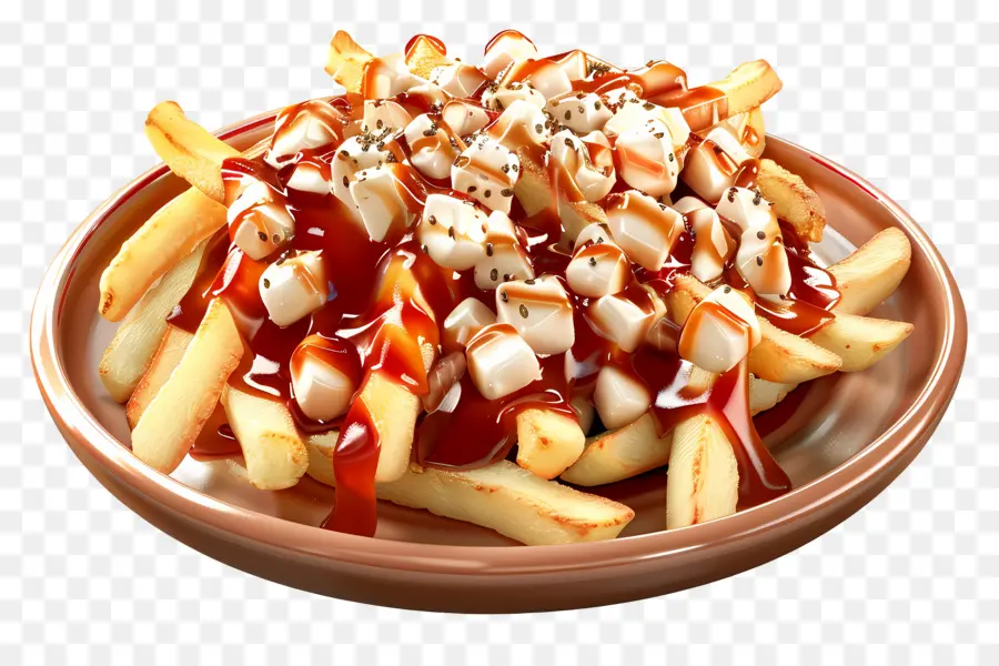 Poutine，Coalhada De Queijo PNG