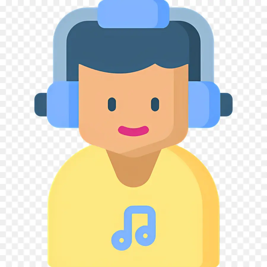 Ouvindo Música，Pessoa Com Fones De Ouvido PNG