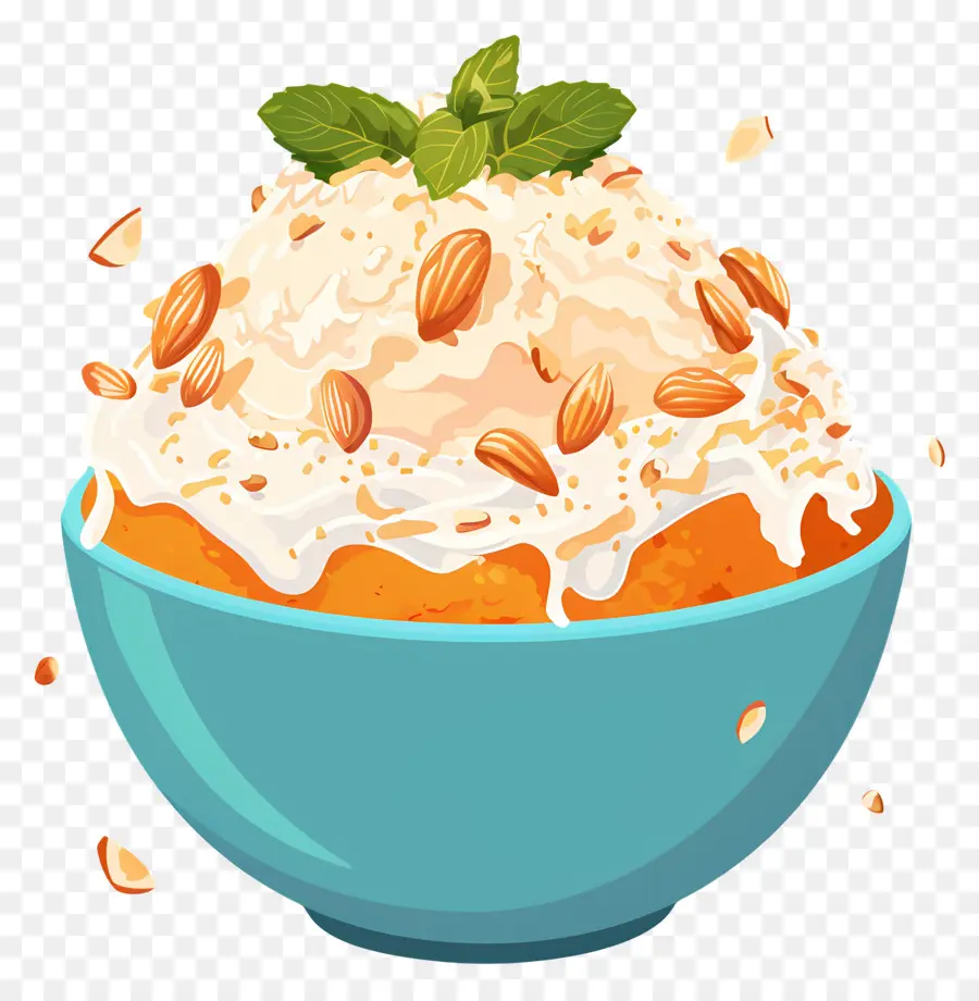 Gelo Bingsu，Sobremesa De Laranja PNG