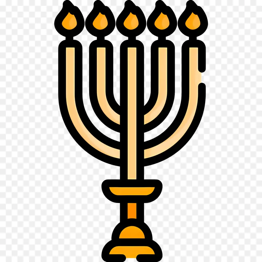 Menorá De Hanukkah，Menorá PNG