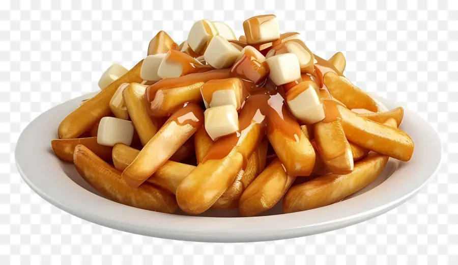 Poutine，Molho PNG