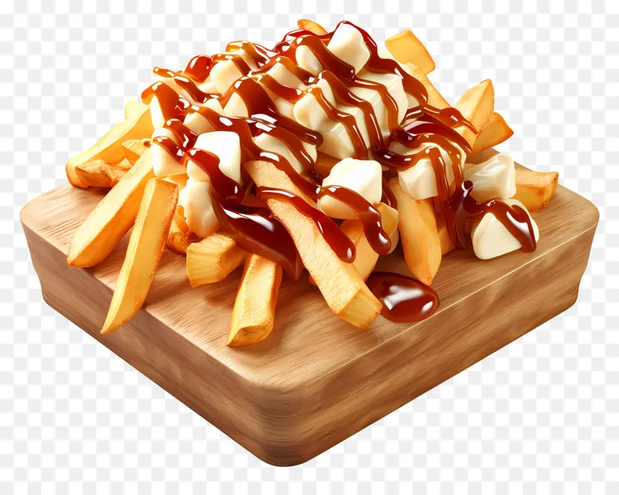 Poutine，Poutine Com Creme De Leite PNG