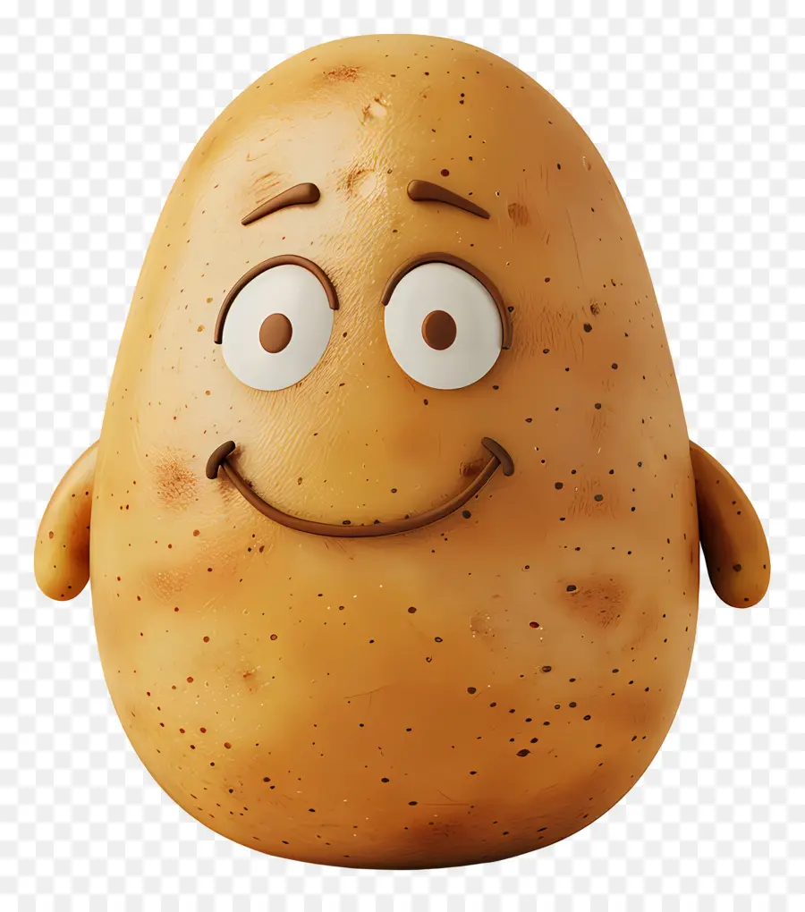 Batata De Desenho Animado，Batata Sorridente PNG