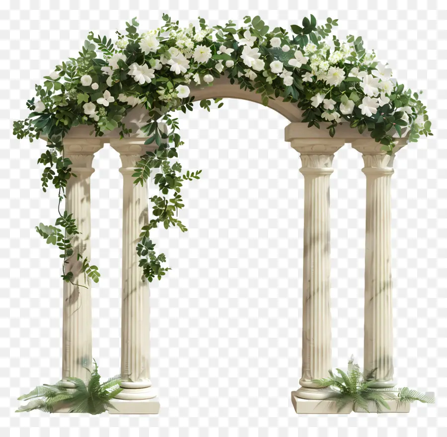 Arco De Casamento，Arco Floral Luxuoso PNG