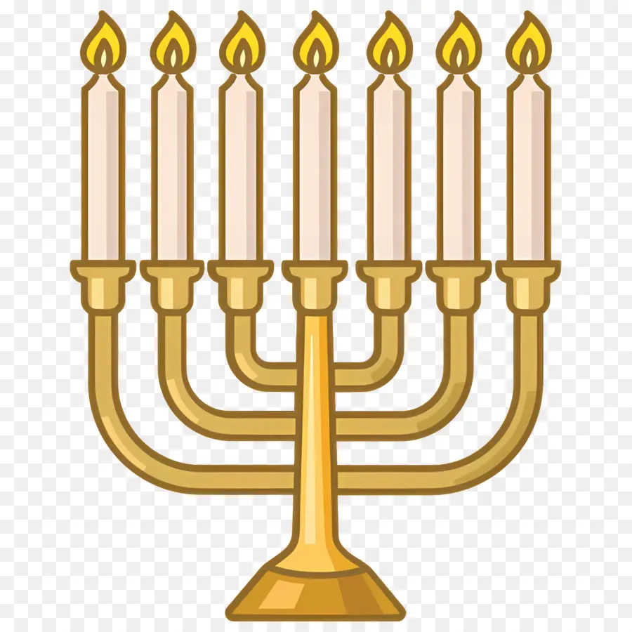 Menorá De Hanukkah，Menorá PNG