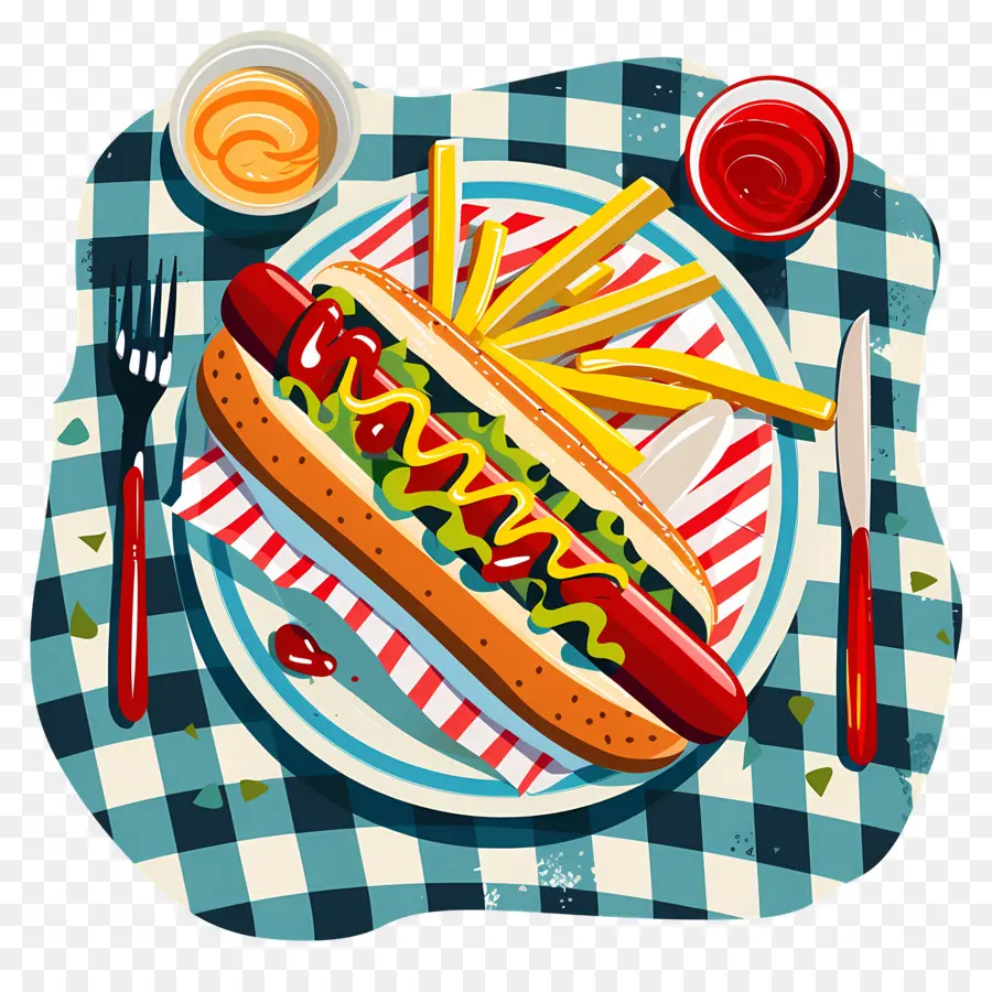 Salchipapa，Cachorro Quente E Batatas Fritas PNG