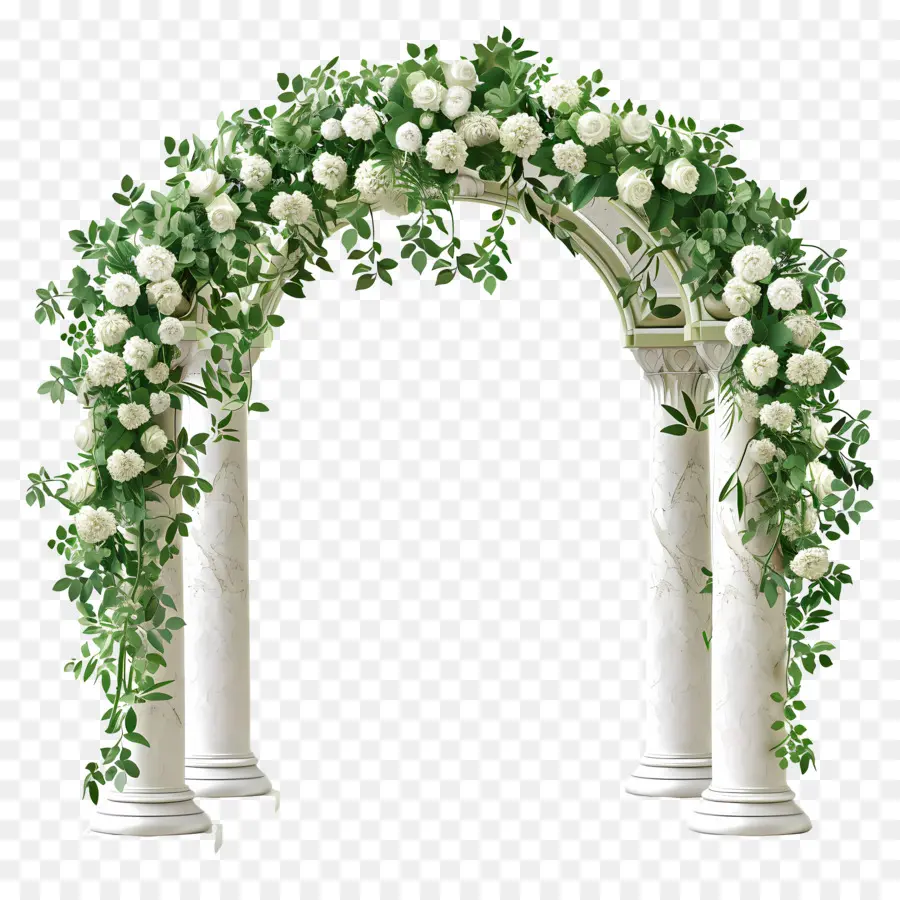 Arco De Casamento，Arco Floral Luxuoso PNG