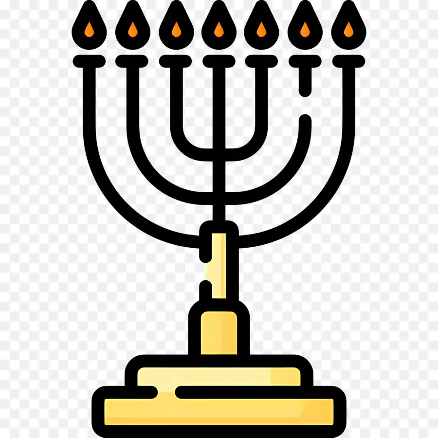 Menorá De Hanukkah，Menorá PNG