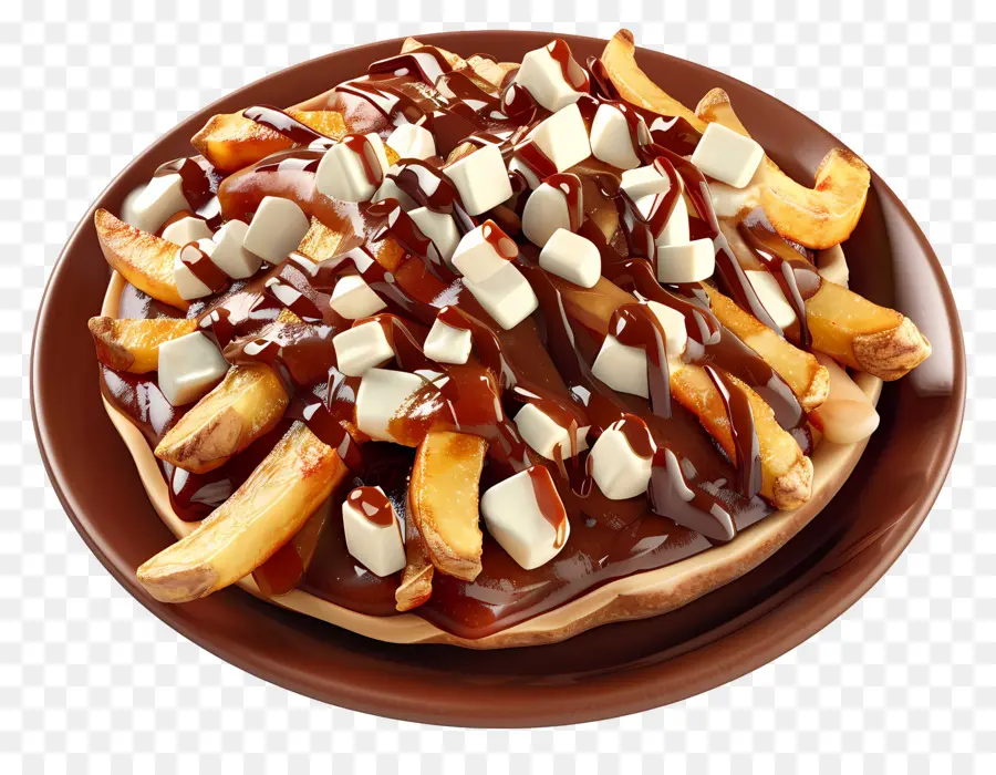 Poutine，Coalhada De Queijo PNG