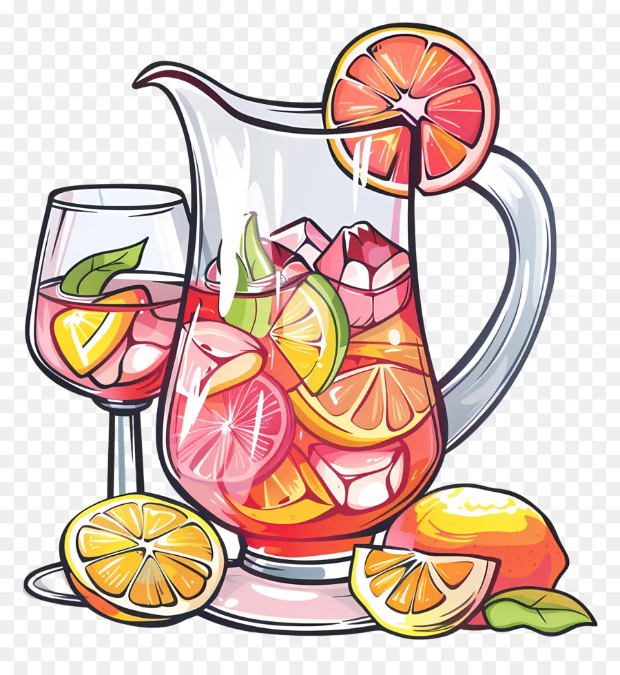 Sangria，Sangria De Frutas PNG