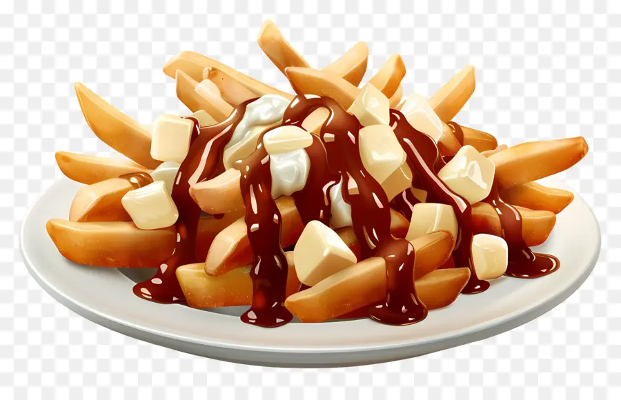 Poutine，Prato Poutine PNG